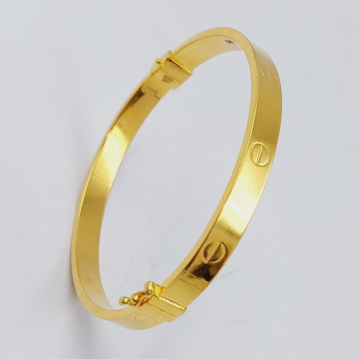 21K Gold Fancy Bracelet by Saeed Jewelry - Image 6