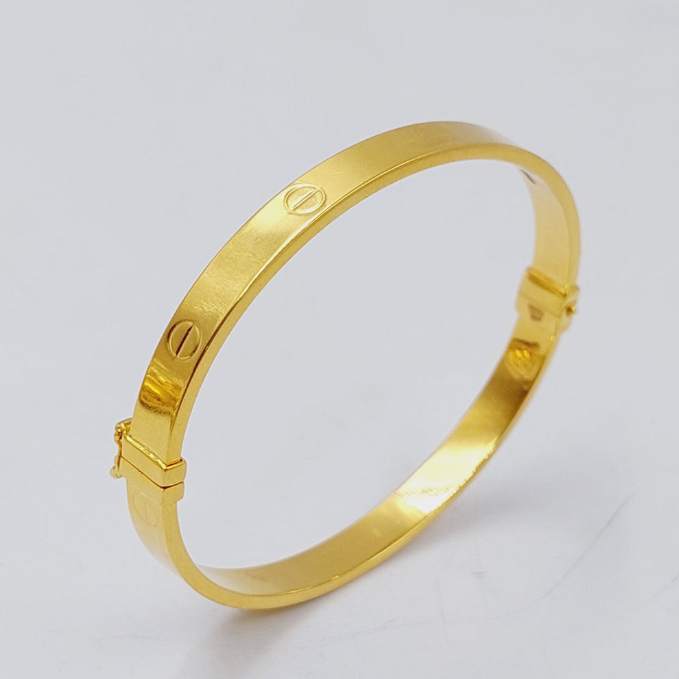 21K Gold Fancy Bracelet by Saeed Jewelry - Image 1