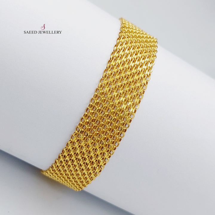 21K Gold Fancy Bracelet by Saeed Jewelry - Image 7