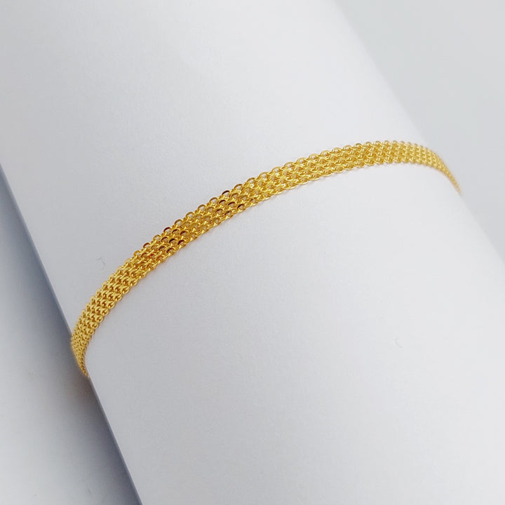 21K Gold Fancy Bracelet by Saeed Jewelry - Image 7