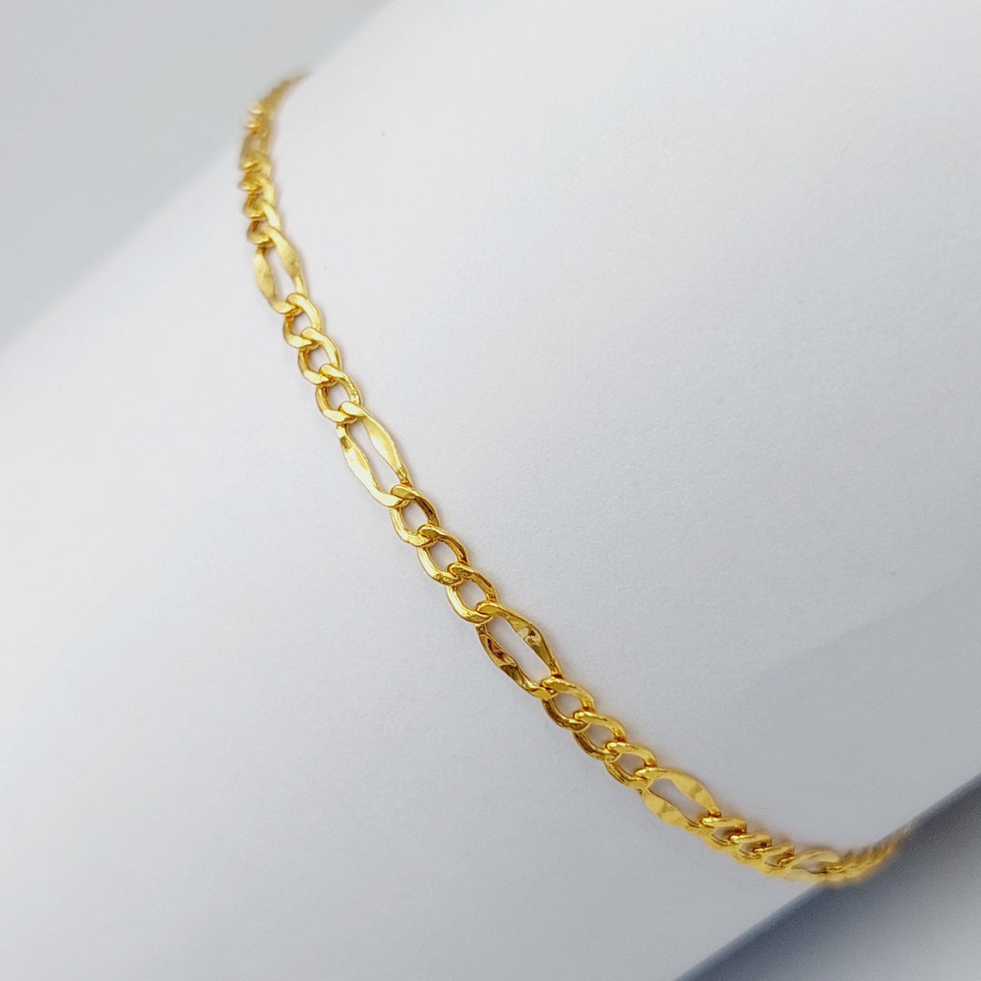 21K Gold Fancy Bracelet by Saeed Jewelry - Image 4