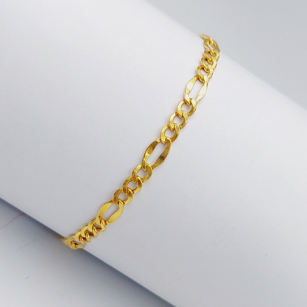 21K Gold Fancy Bracelet by Saeed Jewelry - Image 1