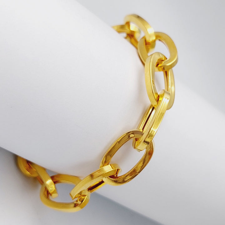 21K Gold Fancy Bracelet by Saeed Jewelry - Image 1