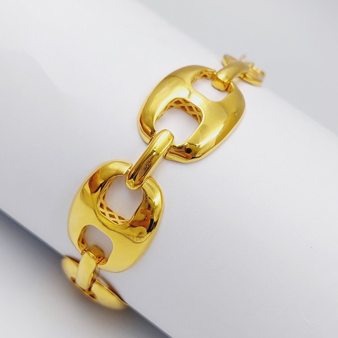 21K Gold Fancy Bracelet by Saeed Jewelry - Image 4