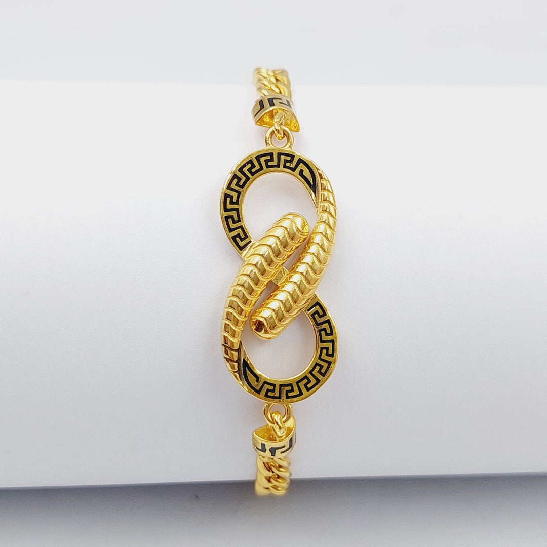 21K Gold Fancy Bracelet by Saeed Jewelry - Image 4