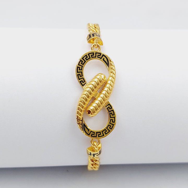 21K Gold Fancy Bracelet by Saeed Jewelry - Image 4