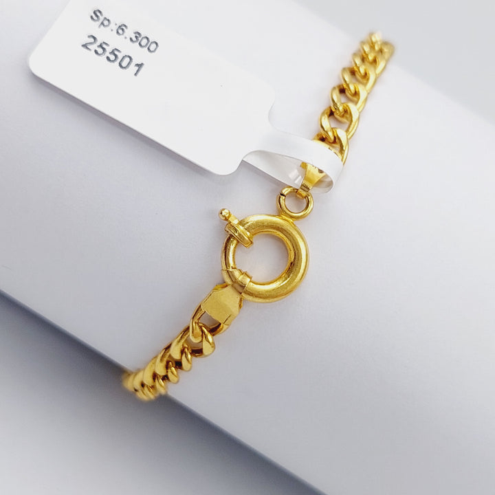 21K Gold Fancy Bracelet by Saeed Jewelry - Image 7