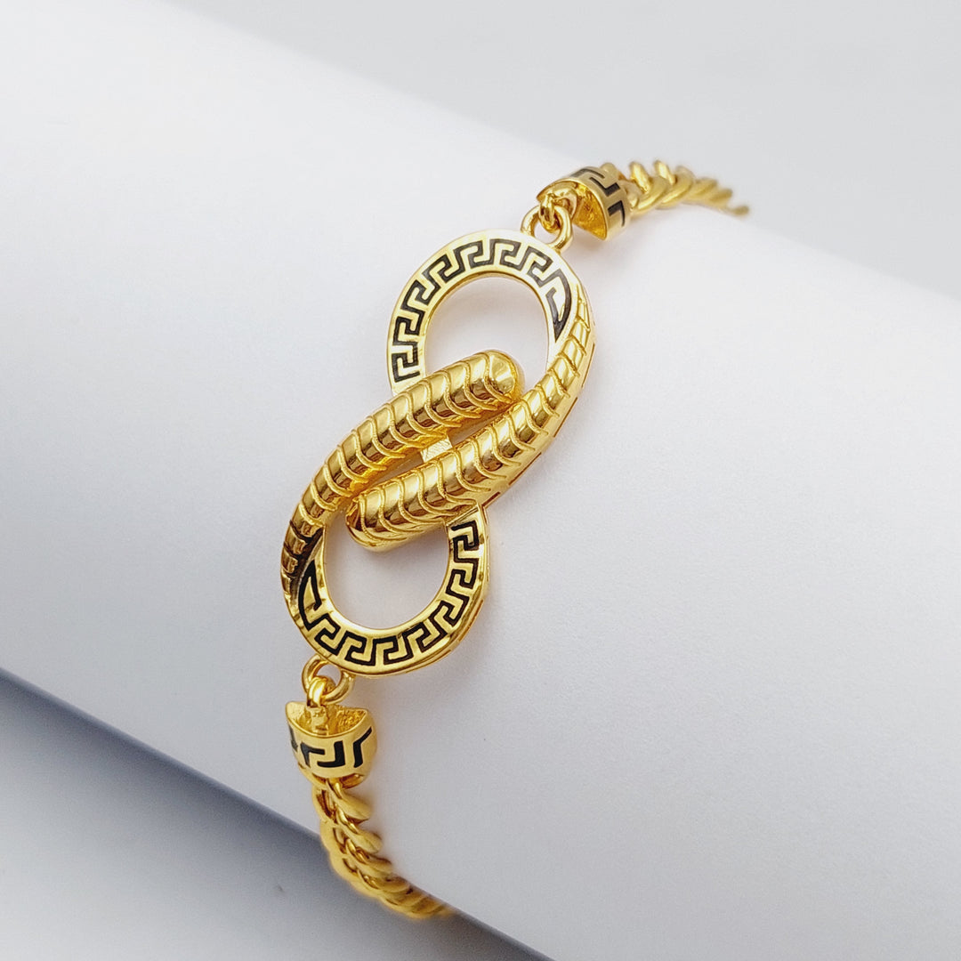 21K Gold Fancy Bracelet by Saeed Jewelry - Image 1