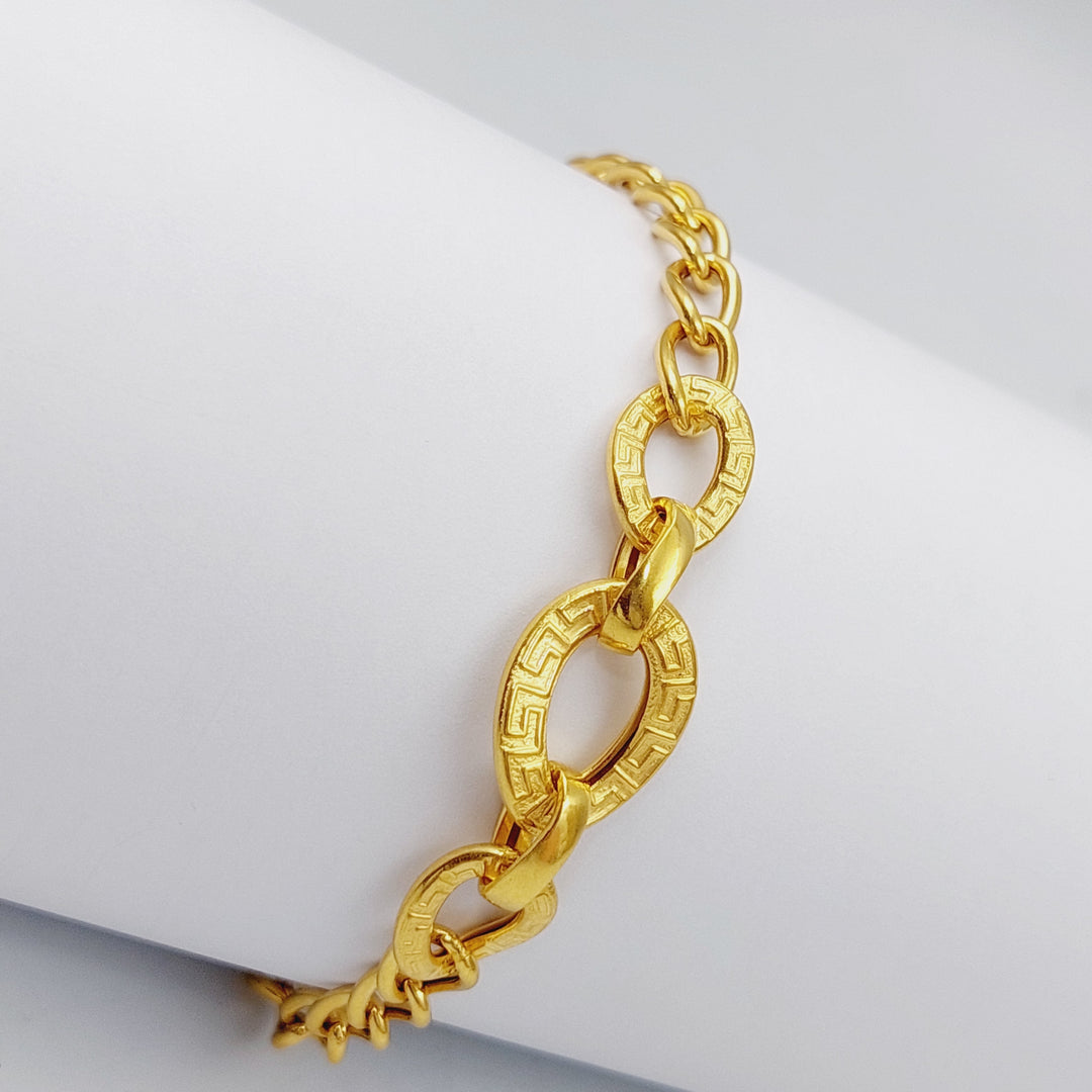 21K Gold Fancy Bracelet by Saeed Jewelry - Image 2