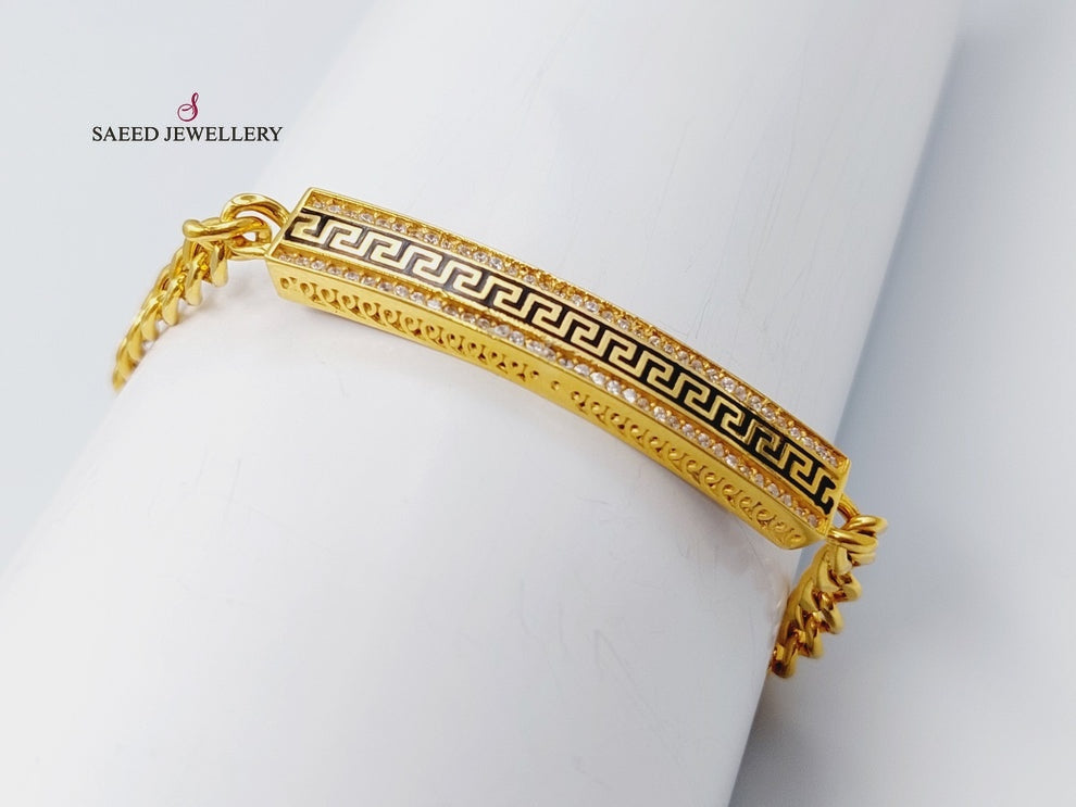 21K Gold Fancy Bracelet by Saeed Jewelry - Image 5