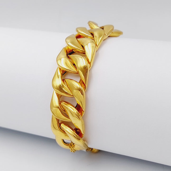 21K Gold Fancy Bracelet by Saeed Jewelry - Image 1