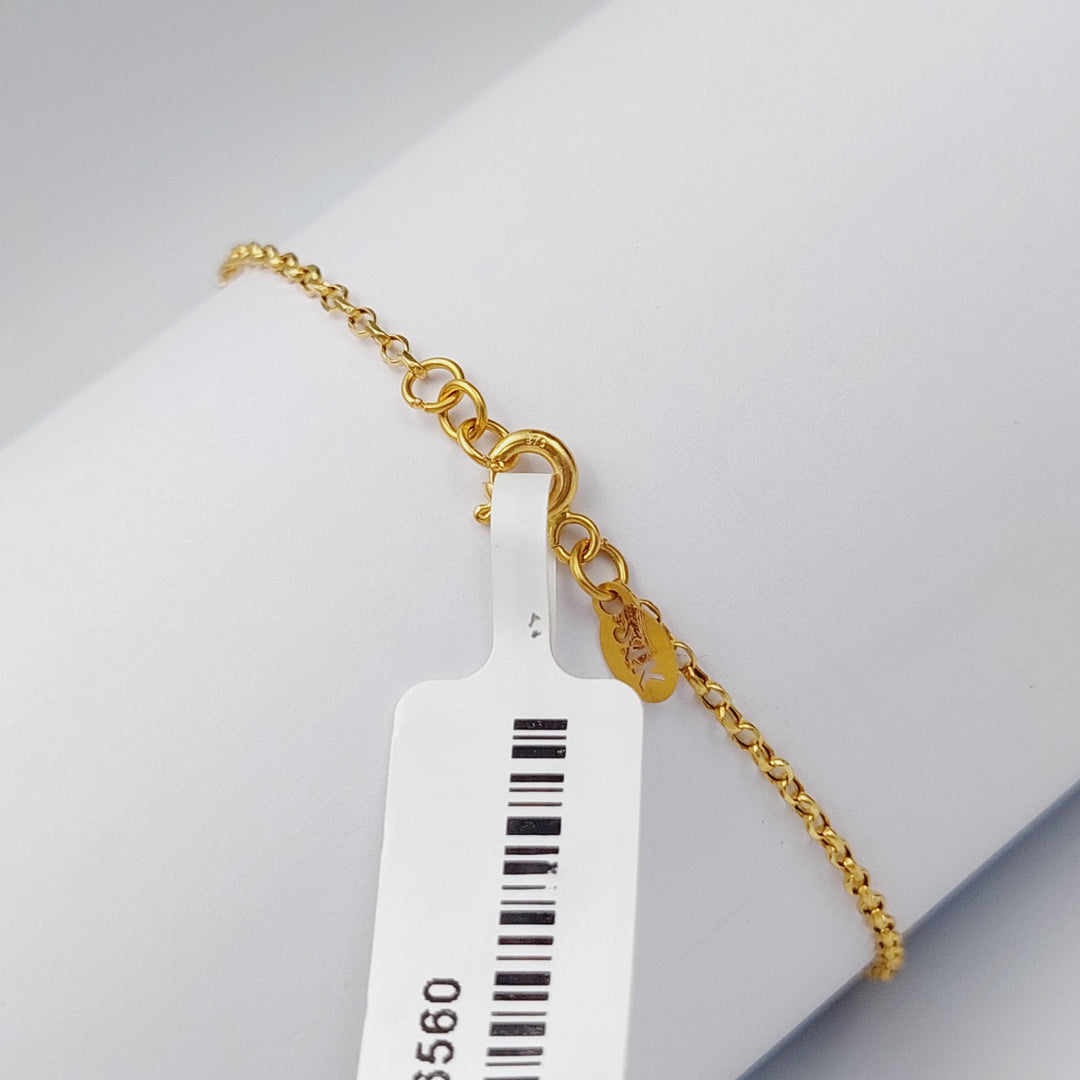 21K Gold Fancy Bracelet by Saeed Jewelry - Image 3