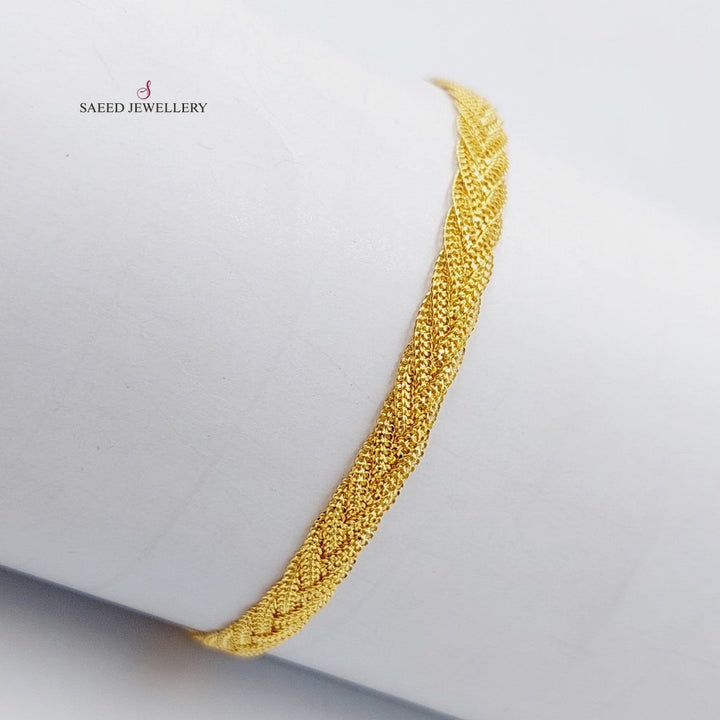 21K Gold Fancy Bracelet by Saeed Jewelry - Image 7