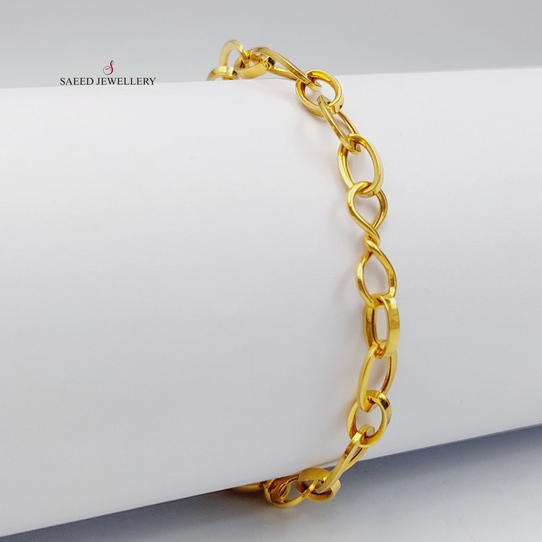 21K Gold Fancy Bracelet by Saeed Jewelry - Image 5