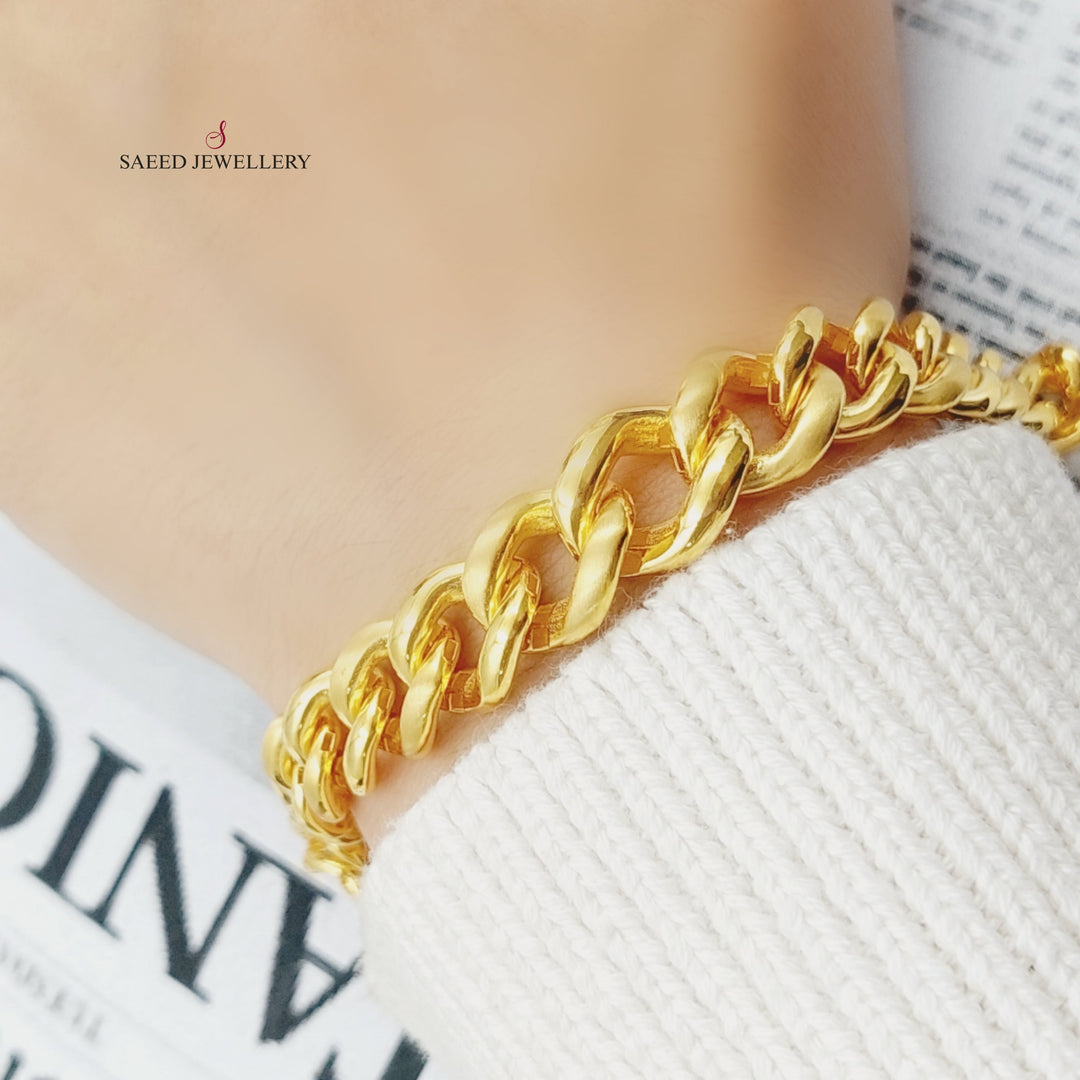 21K Gold Fancy Bracelet by Saeed Jewelry - Image 5