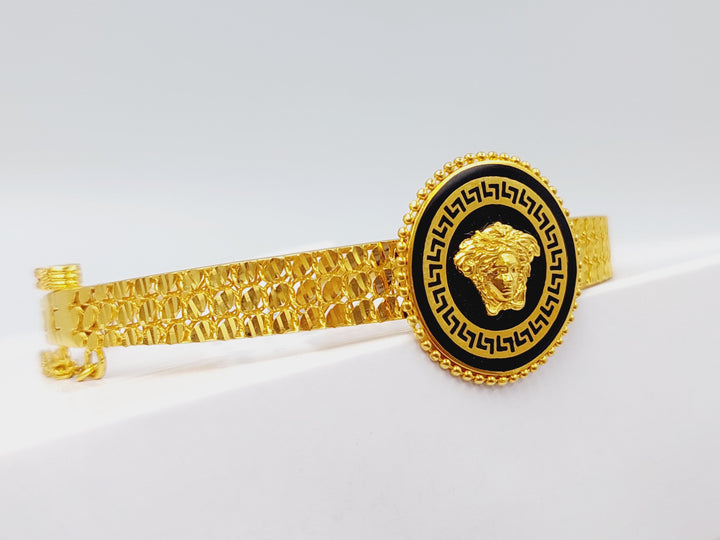 21K Gold Fancy Bracelet by Saeed Jewelry - Image 4