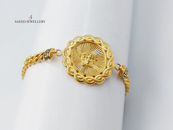 21K Gold Fancy Bracelet by Saeed Jewelry - Image 5