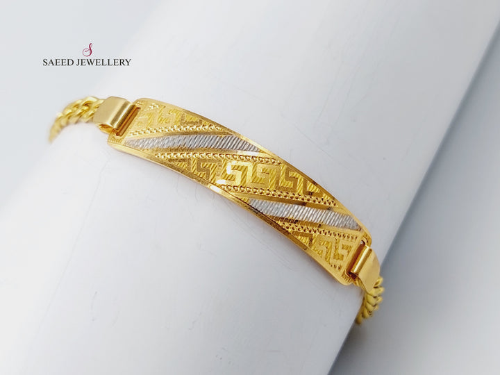 21K Gold Fancy Bracelet by Saeed Jewelry - Image 4