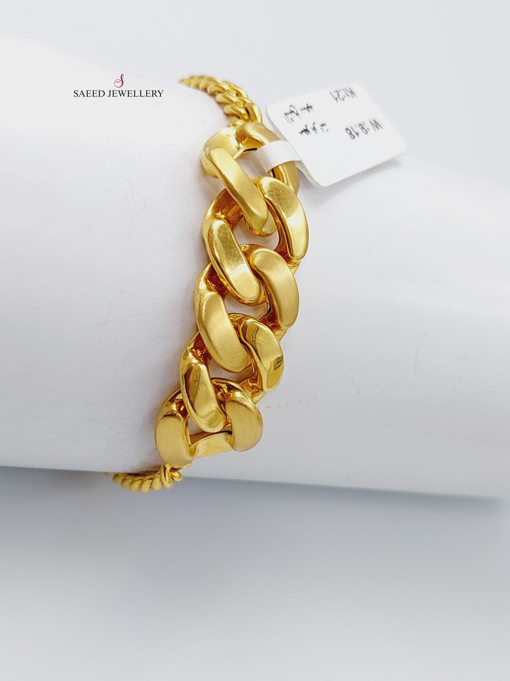 21K Gold Fancy Bracelet by Saeed Jewelry - Image 2