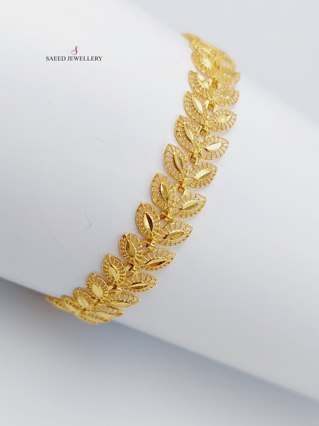 21K Gold Fancy Bracelet by Saeed Jewelry - Image 2