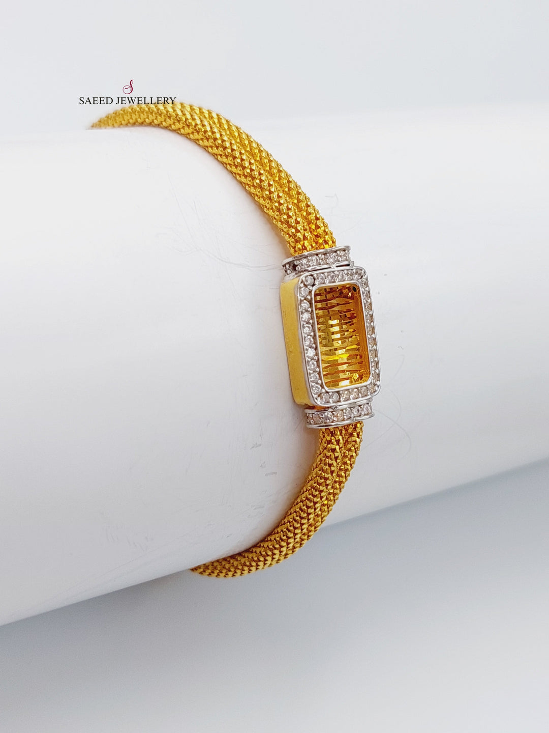 21K Gold Fancy Bracelet by Saeed Jewelry - Image 1