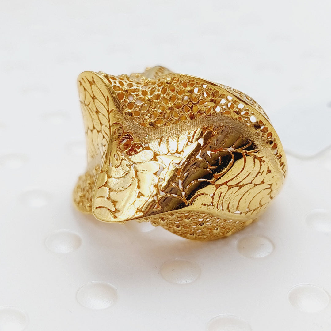 21K Gold Fancy Butterfly Ring by Saeed Jewelry - Image 5