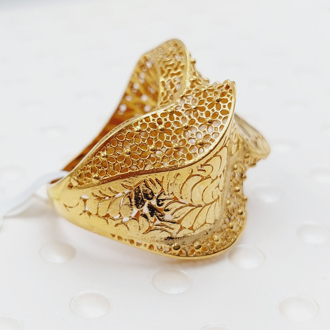 21K Gold Fancy Butterfly Ring by Saeed Jewelry - Image 1