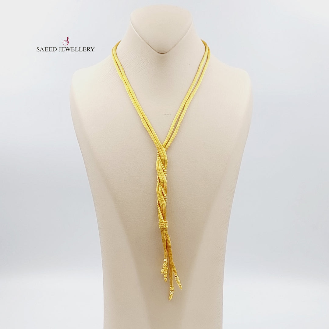 21K Gold Fancy Necklace by Saeed Jewelry - Image 1