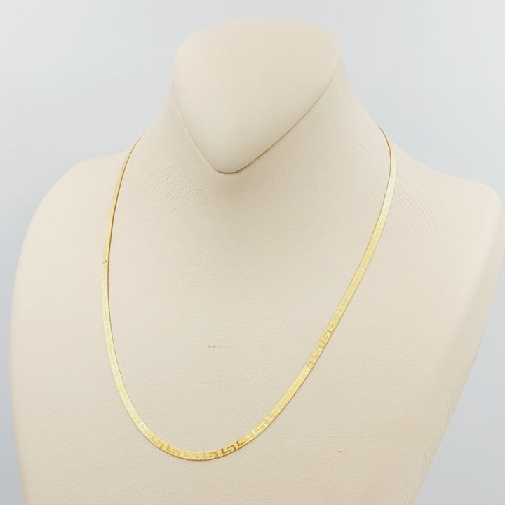 21K Fancy Necklace Made of 21K Yellow Gold by Saeed Jewelry-26563