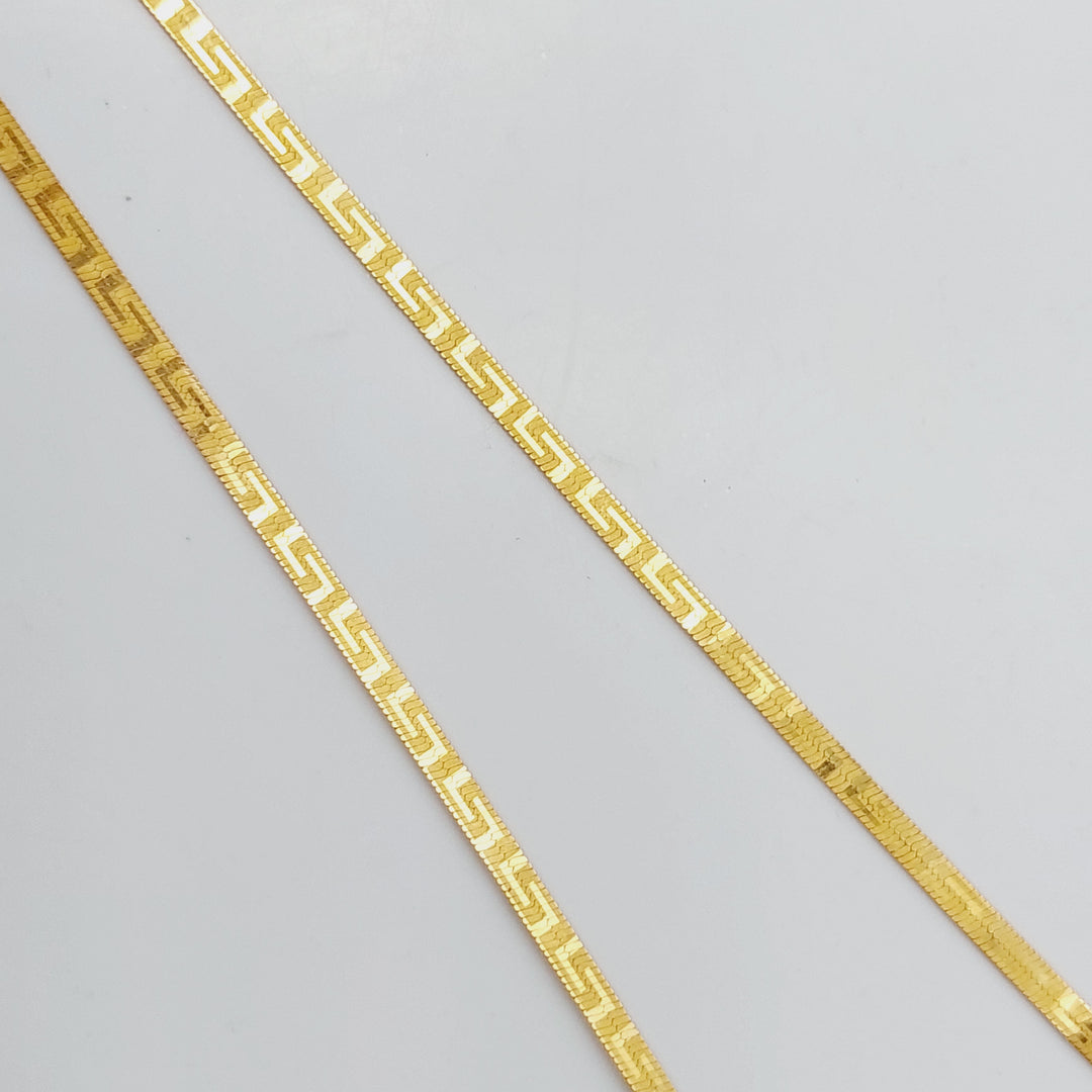 21K Fancy Necklace Made of 21K Yellow Gold by Saeed Jewelry-26563