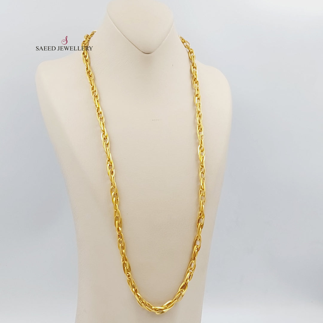 21K Gold Fancy Necklace by Saeed Jewelry - Image 2