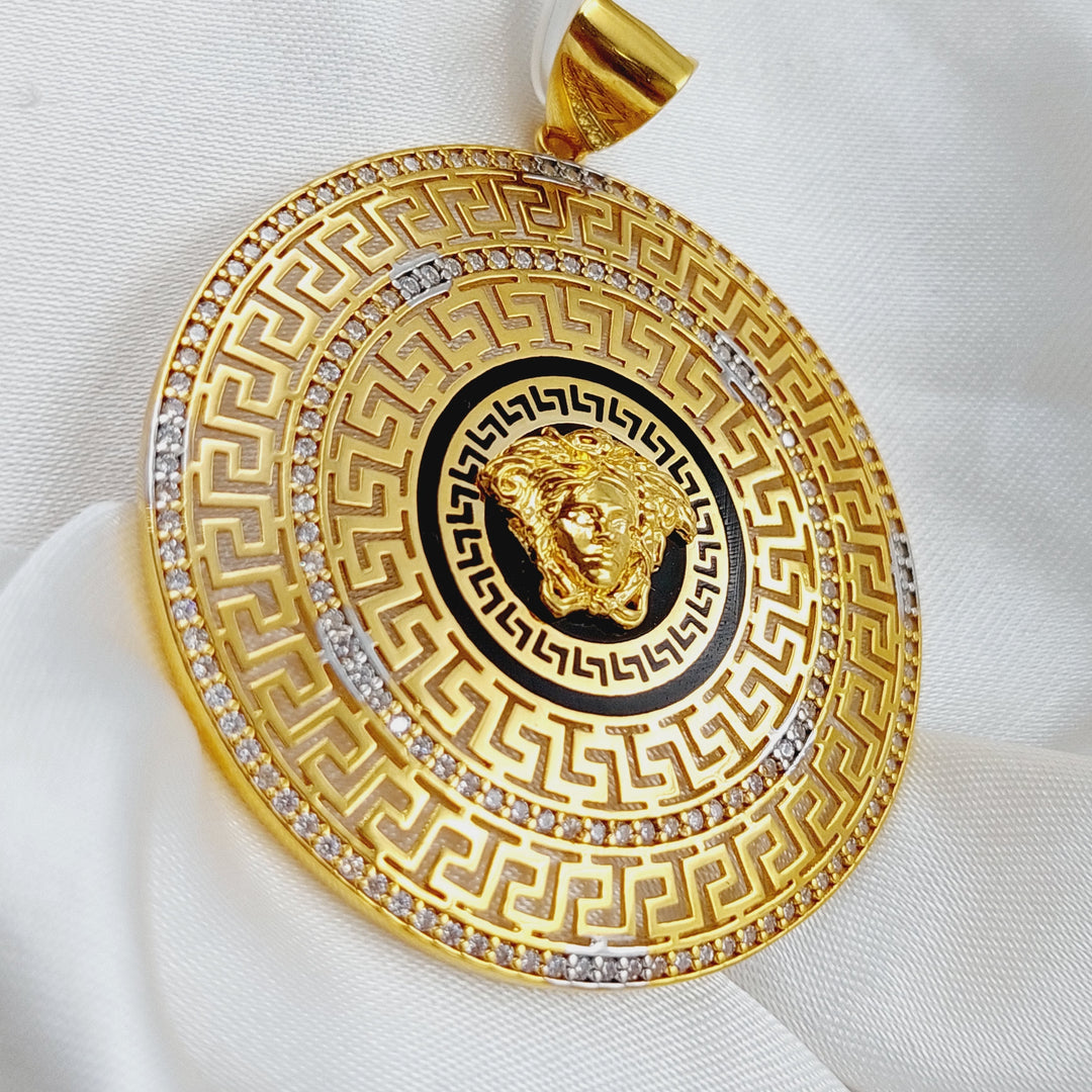 21K Gold Fancy Pendant by Saeed Jewelry - Image 2