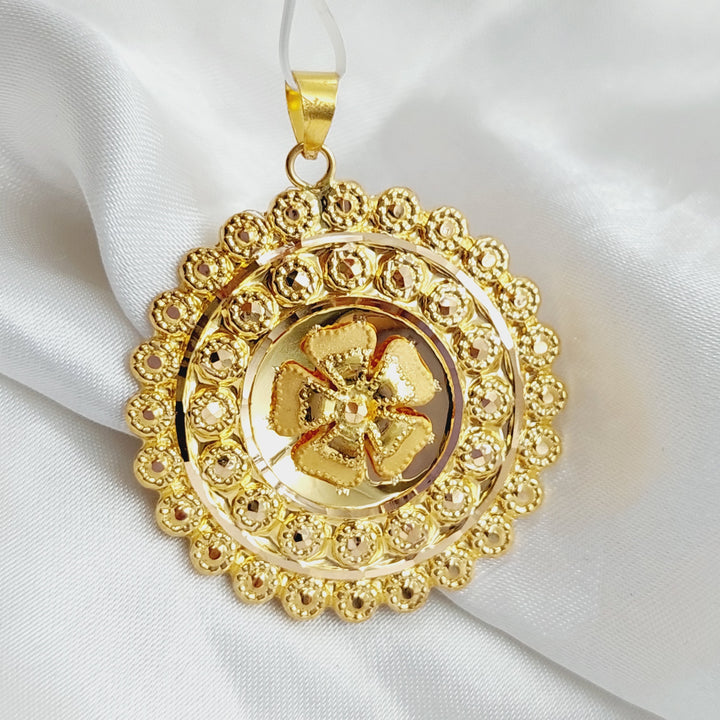 21K Gold Fancy Pendant by Saeed Jewelry - Image 5