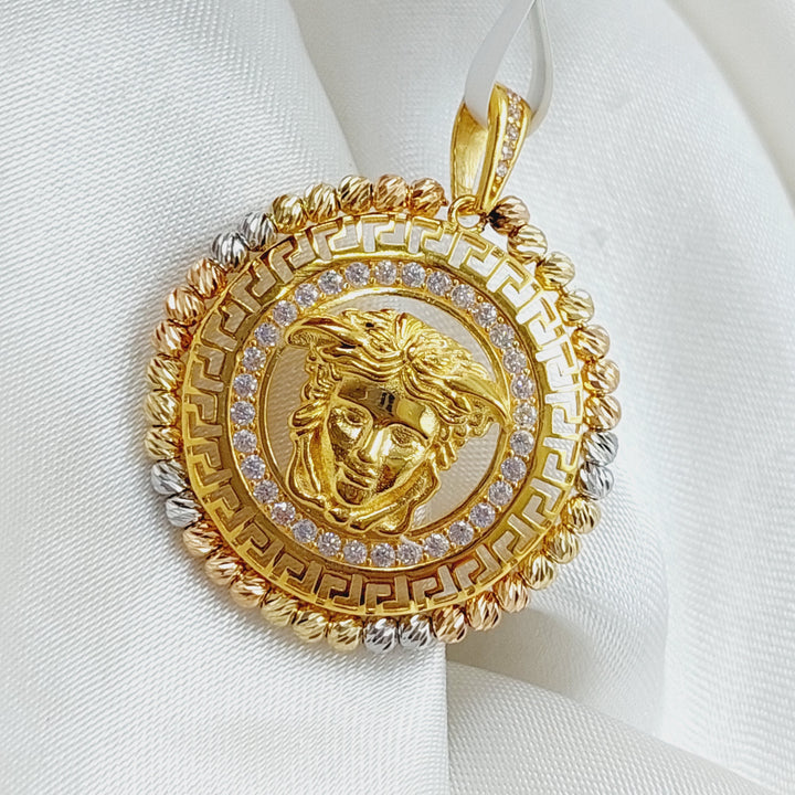 21K Gold Fancy Pendant by Saeed Jewelry - Image 4