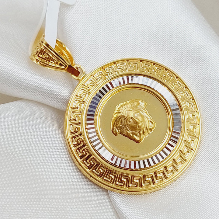 21K Gold Fancy Pendant by Saeed Jewelry - Image 7