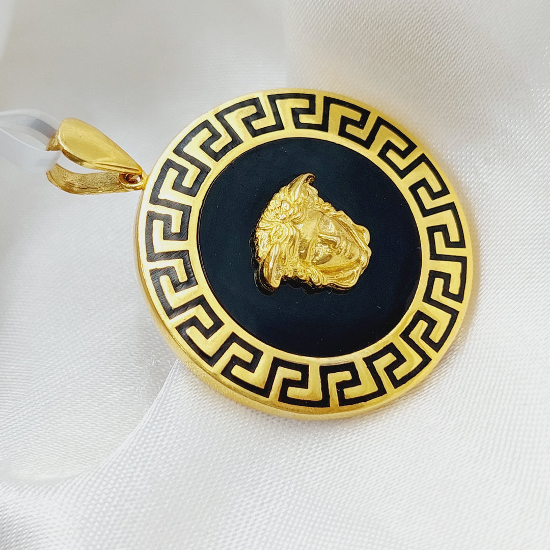 21K Gold Fancy Pendant by Saeed Jewelry - Image 3