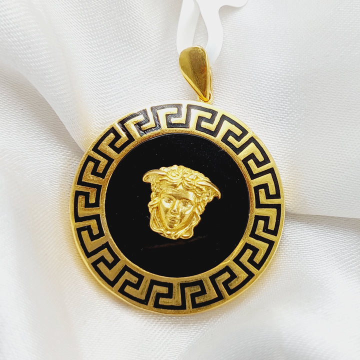 21K Gold Fancy Pendant by Saeed Jewelry - Image 4
