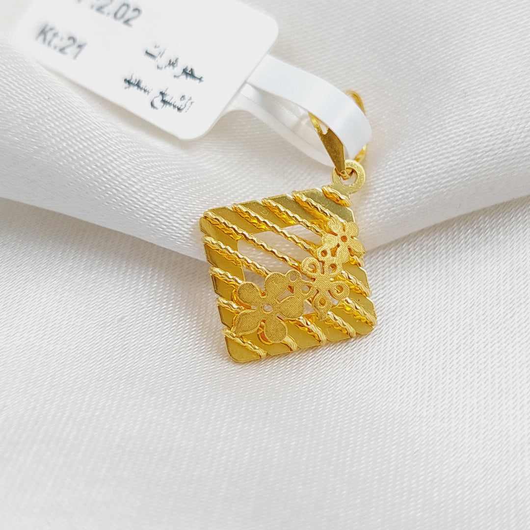 21K Gold Fancy Pendant by Saeed Jewelry - Image 4