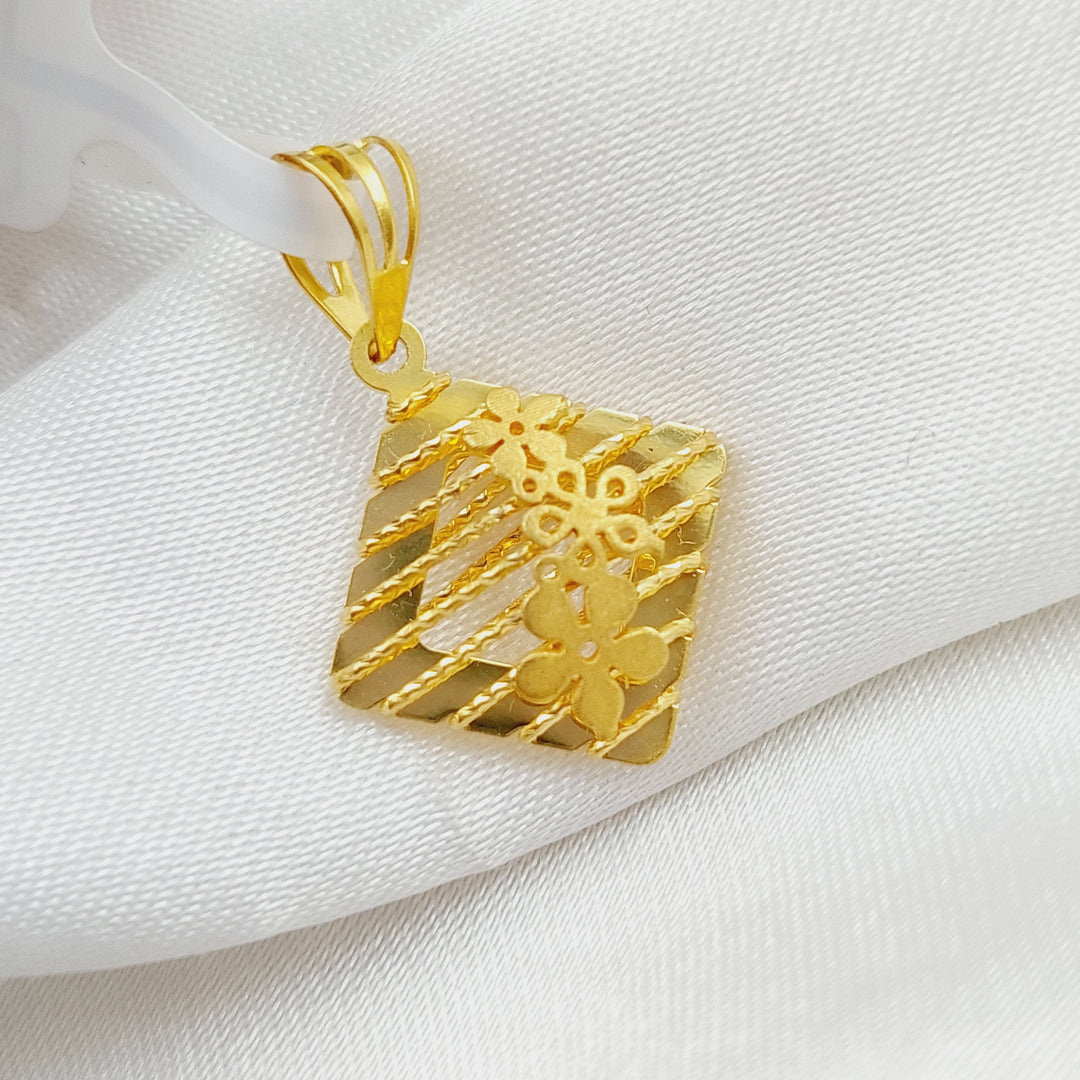 21K Gold Fancy Pendant by Saeed Jewelry - Image 1