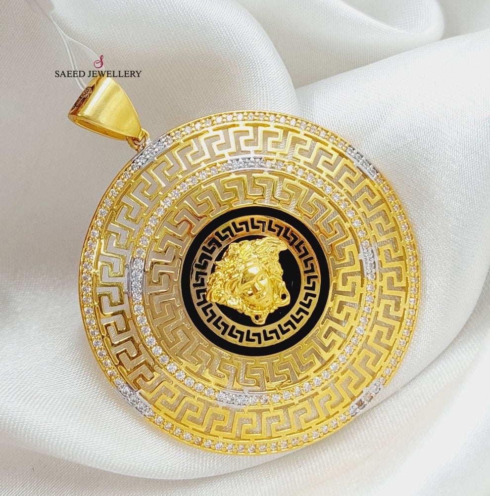 21K Fancy Pendant Made of 21K Yellow Gold by Saeed Jewelry-26233