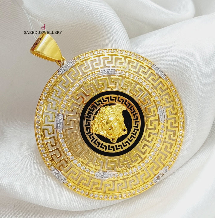 21K Fancy Pendant Made of 21K Yellow Gold by Saeed Jewelry-26233