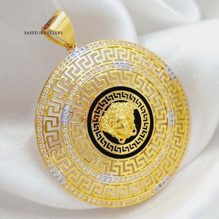 21K Fancy Pendant Made of 21K Yellow Gold by Saeed Jewelry-26233