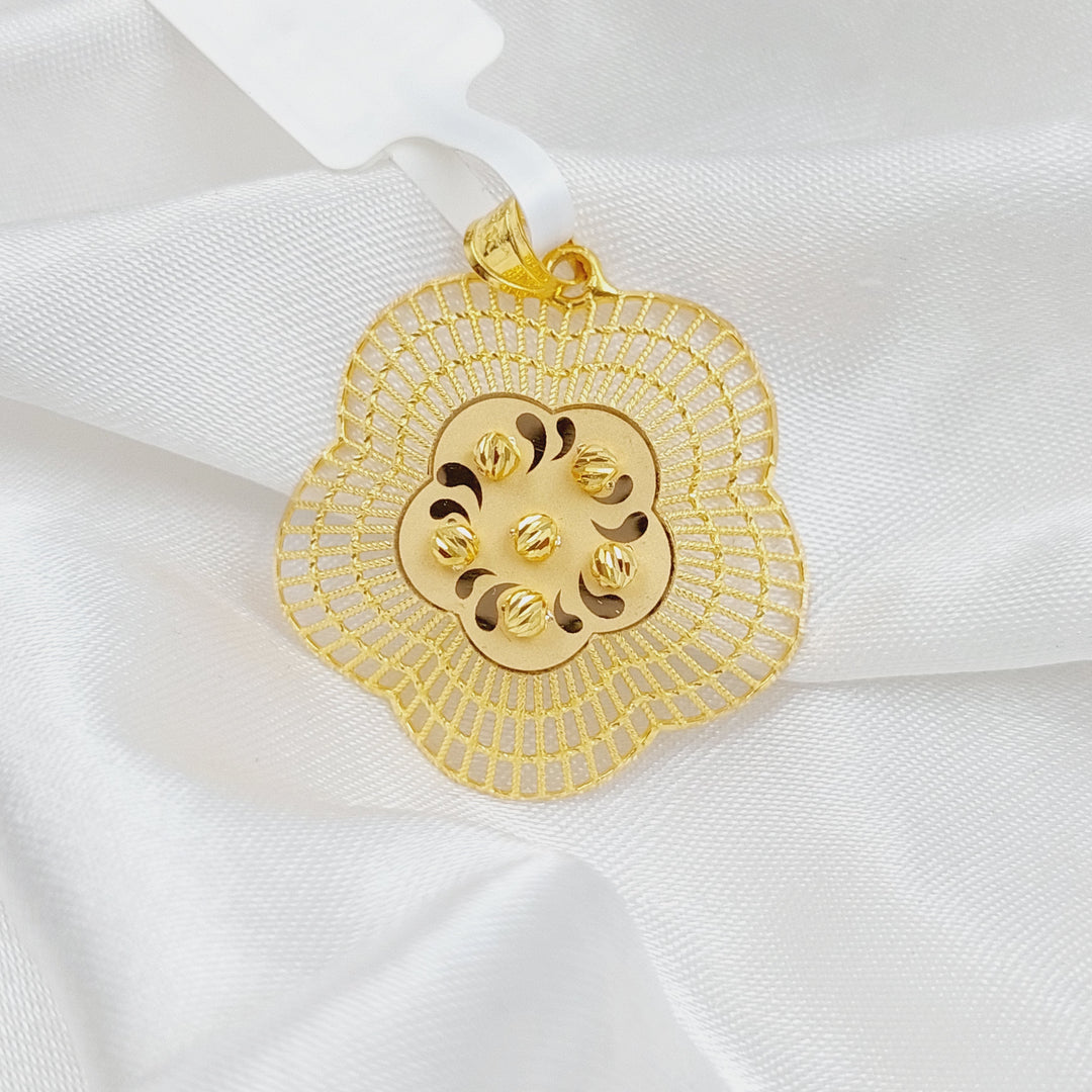 21K Gold Fancy Pendant by Saeed Jewelry - Image 4