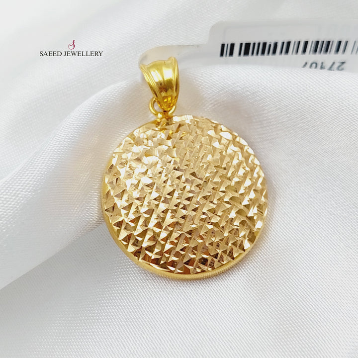 21K Gold Fancy Pendant by Saeed Jewelry - Image 5