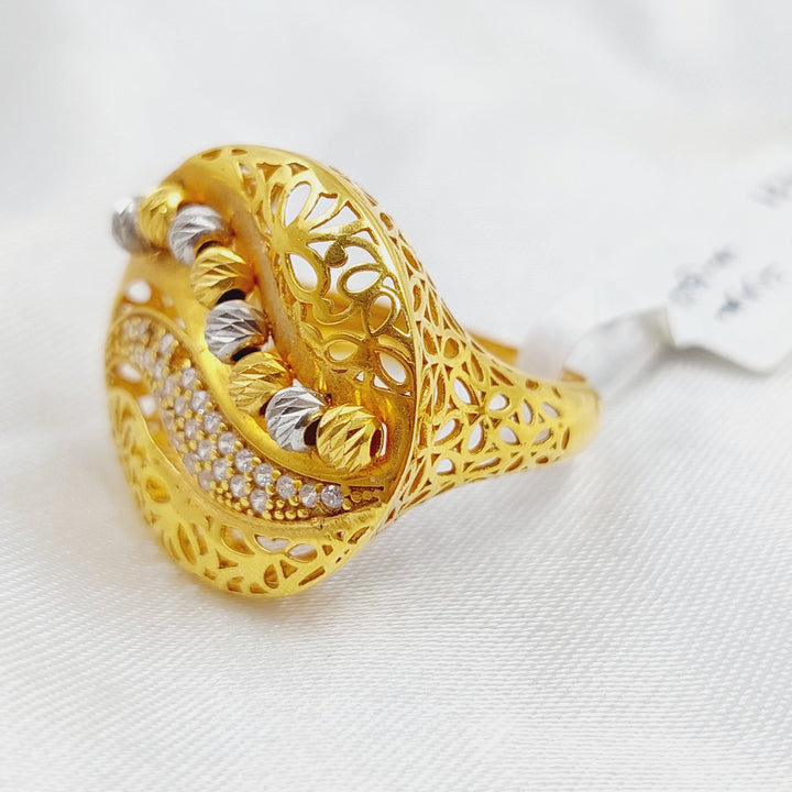 21K Gold Fancy Ring by Saeed Jewelry - Image 3