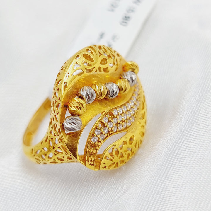 21K Gold Fancy Ring by Saeed Jewelry - Image 4