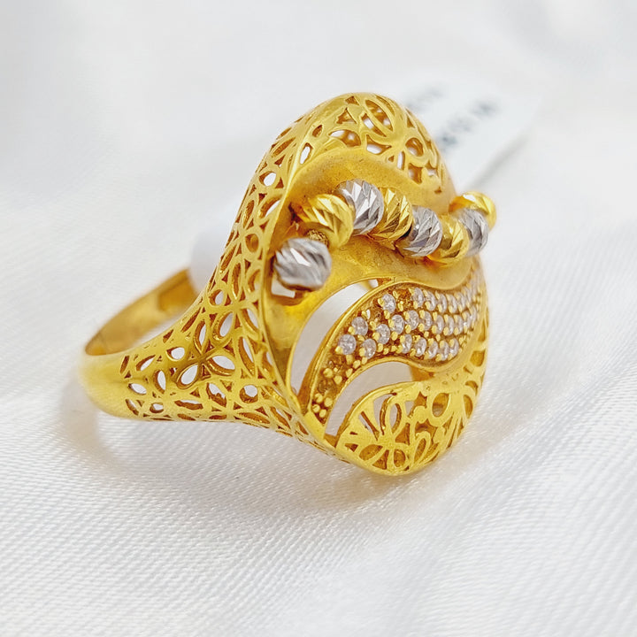 21K Gold Fancy Ring by Saeed Jewelry - Image 1