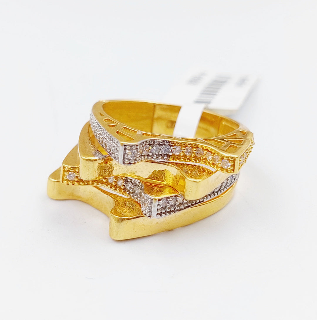 21K Gold Fancy Ring by Saeed Jewelry - Image 5