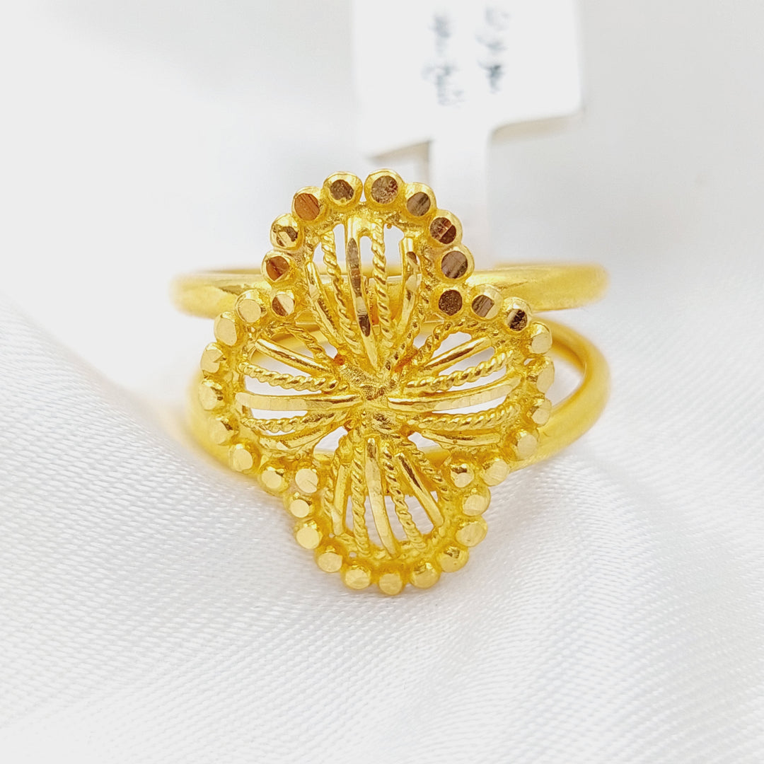 21K Gold Fancy Ring by Saeed Jewelry - Image 5