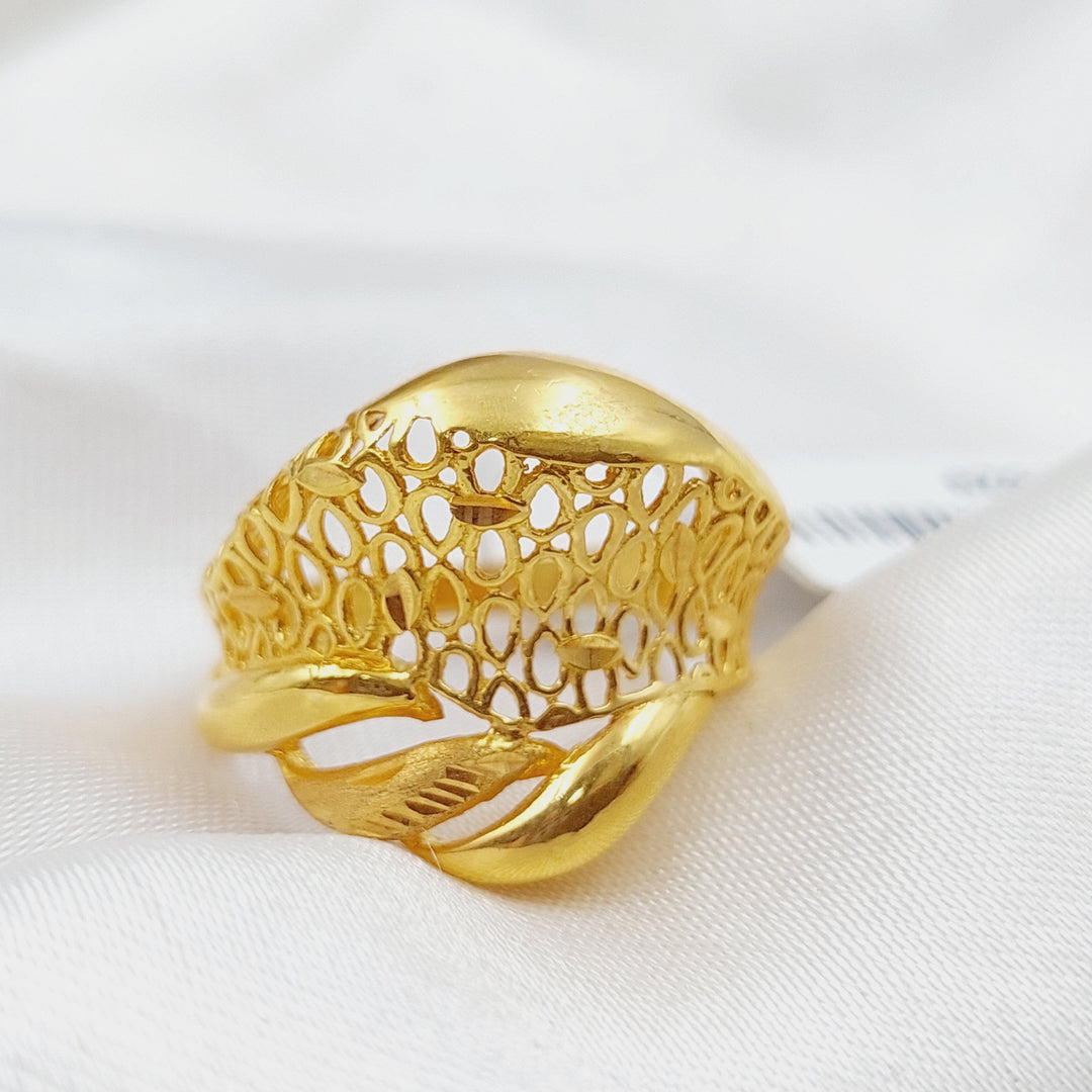 21K Gold Fancy Ring by Saeed Jewelry - Image 3